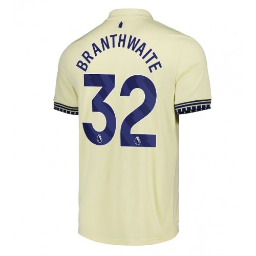 Stroje piłkarskie Everton Jarrad Branthwaite #32 Koszulka Wyjazdowej 2025-26 Krótki Rękaw